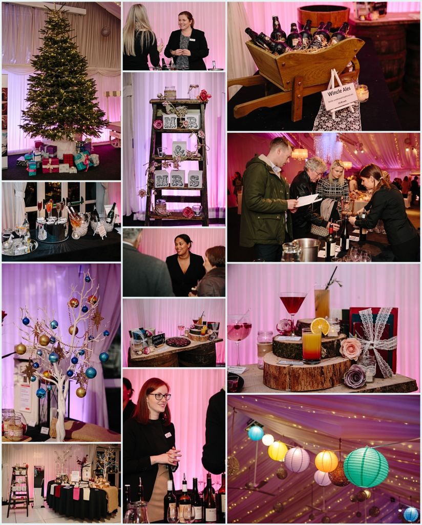 Heaton House Farm Experience Evening - November 2016 - Christmas Wedding (10) items for hire - wine tasting - reception drinks - wedding drinks